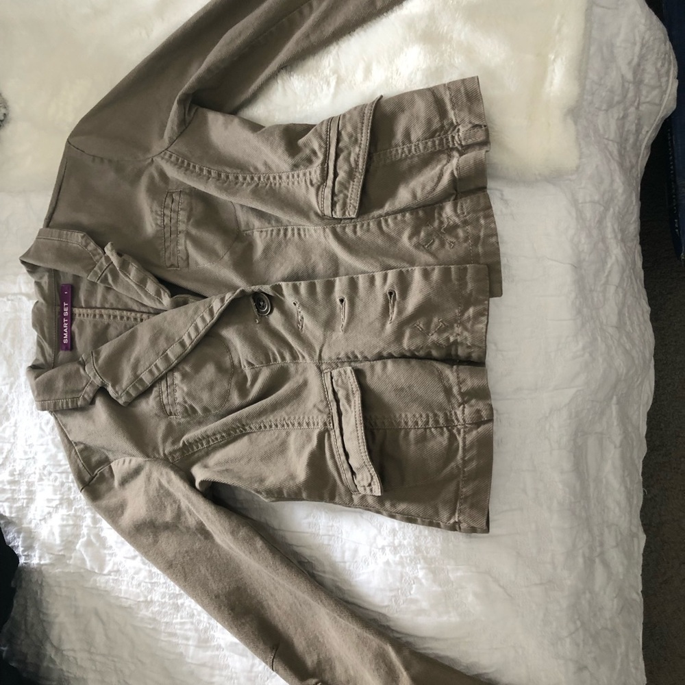 Smart set Button Up Jacket Size 1
